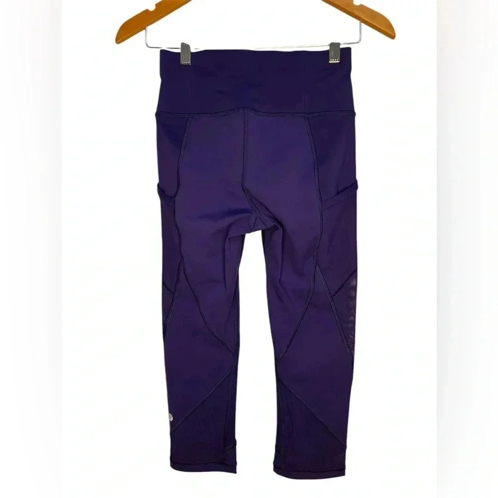 lululemon Fast As Light Crops Size 4 - Picture 3 of 9